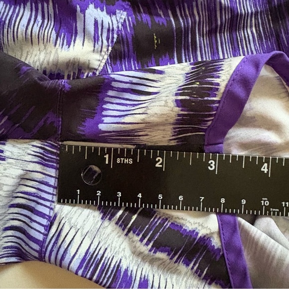 Nike Women's Purple and Black Athletic Shorts - Picture 6 of 9